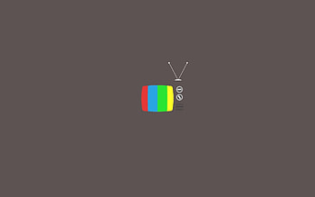 Minimalism, Buttons, Screen, Television, Television Set, Centre, Center, Antenna HD wallpaper