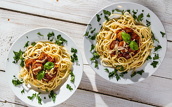 Food noodles spaghetti HD wallpaper