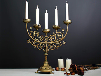 Candelabra, Candle holders, Pin, Candle HD wallpaper