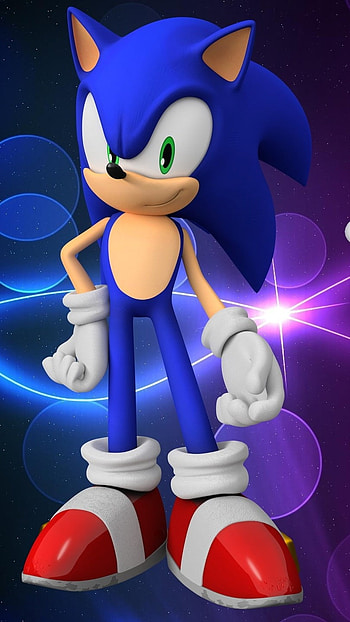 Sonic, Purple Background, sonic friends HD phone wallpaper