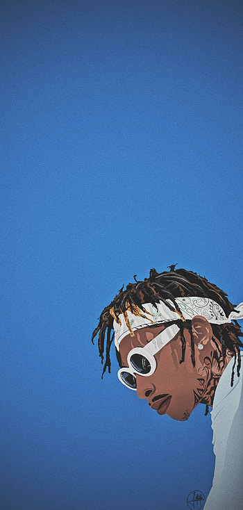 Wiz Khalifa/ Rap Music, sky, realistic, vexelart, wizkhalifa, drawing, draws, people, dope HD phone wallpaper
