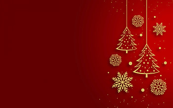 Happy Holidays!, card, craciun, red golden, new year, christmas HD wallpaper