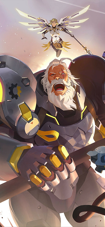 Reinhardt, Overwatch HD phone wallpaper