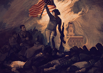 Homefront: the revolution, girl soldier with flag HD wallpaper