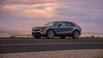 Cadillac, Lyriq, Grey, Dark, Road, 2023, Car, 2 Cars HD wallpaper