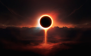 Eclipse Artwork, eclipse, digital-universe, artwork, artist HD wallpaper
