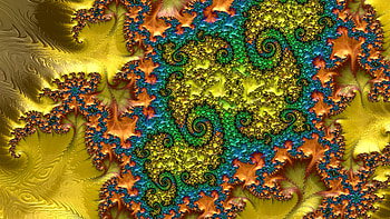 Trippy Psychedelic Fractal, colorful, colors, Abstract, fractal HD wallpaper