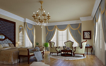 Interior, Miscellanea, Miscellaneous, Design, Room, Style, Furniture, Bed, Chairs, Bedroom, Armchairs HD wallpaper