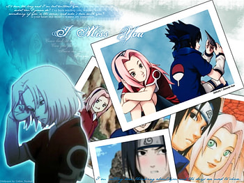 I Miss You, sasuke, love, heartbroken, sakura HD wallpaper