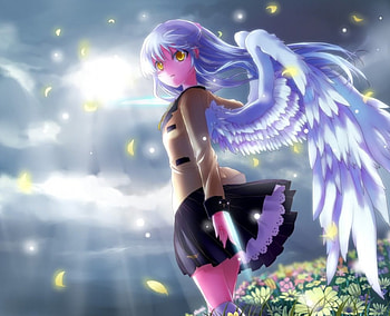 ~Anime Angel~, angel, girl, anime, fantasy HD wallpaper