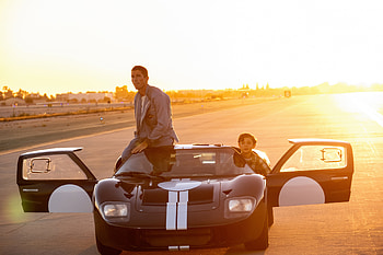 Ford v Ferrari, Racing saga, Iconic race cars, Breathtaking cinematography HD wallpaper