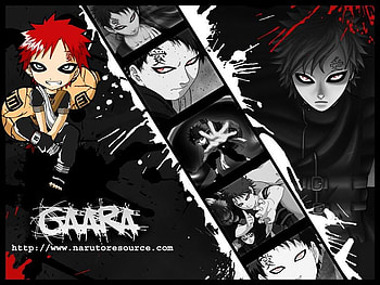 Gaara, black, anime, boy HD wallpaper