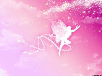 Angel, pink HD wallpaper
