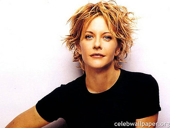 Meg Ryan, black dress, blond, blue eyes, cute, lips, actress, hair, female HD wallpaper