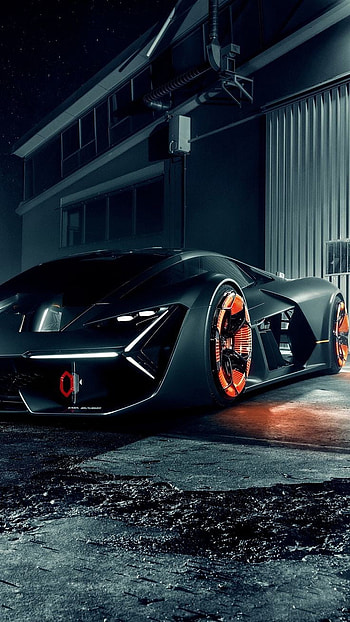 Lamborghini, black HD phone wallpaper