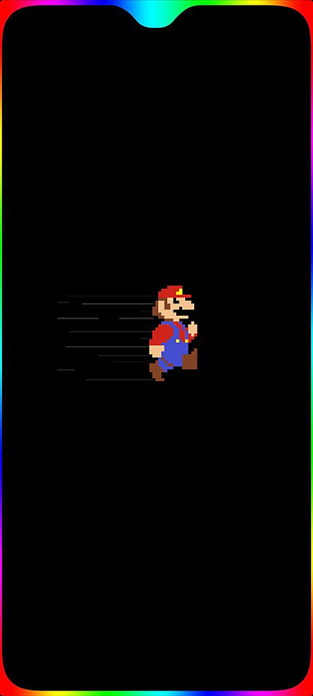 Mario Run.., electric blue, art HD phone wallpaper