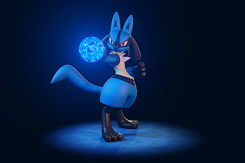 Lucario, Finished project, Blender artists community HD wallpaper
