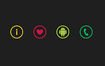 I Love Android , android, computer, typography, love HD wallpaper