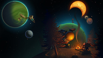 Outer Wilds, Original artwork, PS first, Xbox second HD wallpaper