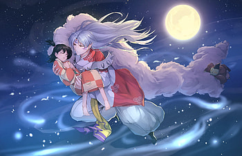 Sesshomaru and Rin, InuYasha and Sesshomaru HD wallpaper