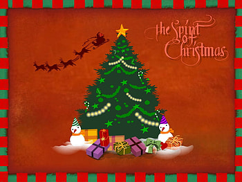 Red christmas tree, holiday, christmas, tree, red HD wallpaper