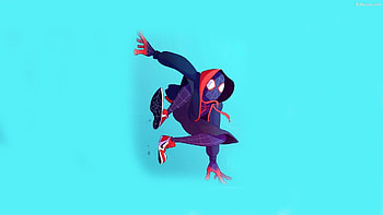 Spider-Man: Into the Spider-Verse, Animated superhero adventure, Multiverse journey, Unique art style HD wallpaper