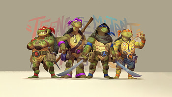 Tmnt Heroes In A Half Shell, michelangelo, donatello, teenage-mutant-ninja-turtles, ninja-turtle, superheroes, artwork, digital-art, art, movies, artstation HD wallpaper