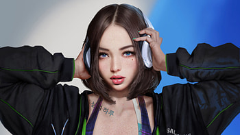 Samsung Employee Girl , artist, artwork, digital-art, artstation HD wallpaper