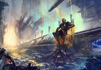 Cyberpunk Boss , cyberpunk, artist, artwork, digital-art, scifi, deviantart HD wallpaper