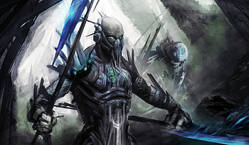 Fantasy, Weapon, Robot, Being, Creature, Cyborg HD wallpaper
