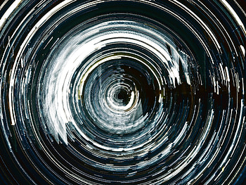 Abstract, Circles, Long Exposure, Glow, Twisting, Twist HD wallpaper