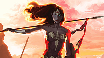 Wonder Woman With Bow , wonder-woman, superheroes, artist, artwork, digital-art HD wallpaper
