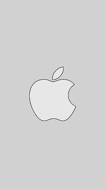Apple logo Silver HD phone wallpaper