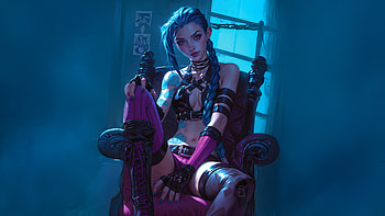 The Rise Of Jinx, jinx-league-of-legends, ai, league-of-legends, games, artist, artwork, digital-art, video-games HD wallpaper