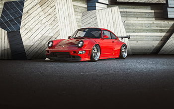 Porsche 911 964 Widebody Bodykit, porsche-911, porsche, cars, artstation HD wallpaper