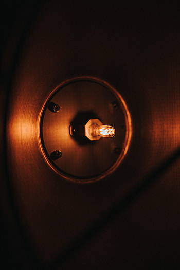 Dark, Glow, Metal, Metallic, Light Bulb HD phone wallpaper
