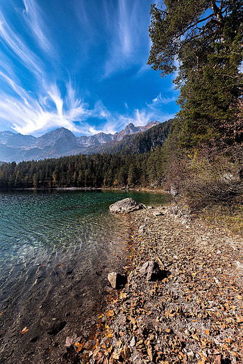 Nature, Stones, Mountains, Lake, Shore, Bank, Forest HD phone wallpaper