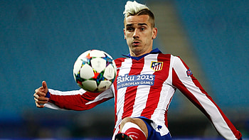 UEFA footballers, Atletico Madrid glory, Galatasaray match, Antoine Griezmann HD wallpaper