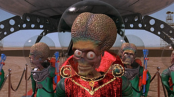 Mars Attacks!, Movie backdrops, Alien invasion, Sci-fi comedy HD wallpaper