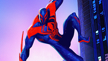 Spiderman 2099 In Spider Verse, spiderman-2099, superheroes, artwork, digital-art, artist, behance HD wallpaper