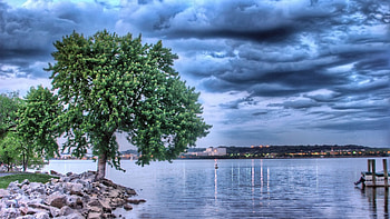Landscape, Nature, Lakes HD wallpaper
