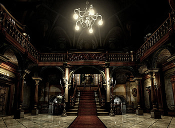 Main Hall, resident evil remake HD wallpaper
