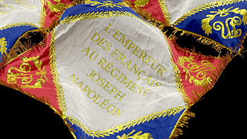 Napoleon Bonaparte, Flag model , 3D model by Albin, Flag representation HD wallpaper