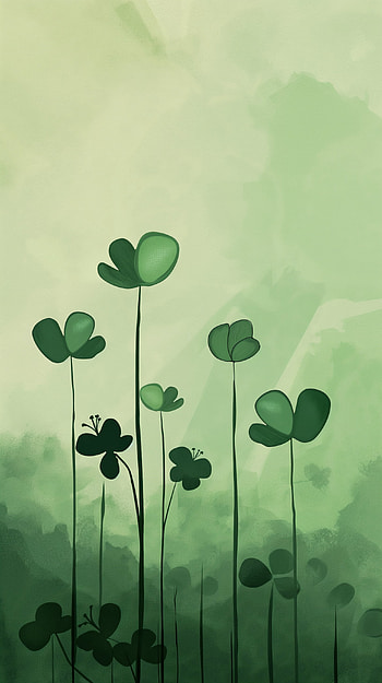 Springtime Clover Charm - Mobile, clover, spring HD phone wallpaper