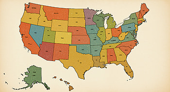 Stunning USA Map, map of the usa, geography, Historical HD wallpaper