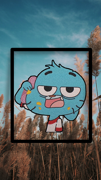 Gumball, cloud, gumballanddarwin, , darwin, aesthethic HD phone wallpaper
