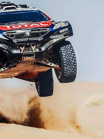 Peugeot 2008 DKR, Dakar Rally HD phone wallpaper