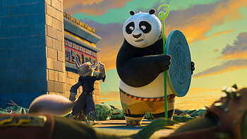 Kung Fu Panda 4 - Po and Zhen Adventure, movie, Kung Fu Panda 4, Po (Kung Fu Panda), Zhen (Kung Fu Panda) HD wallpaper