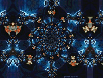 butterfly abstract, blue, abstract, butterfly HD wallpaper