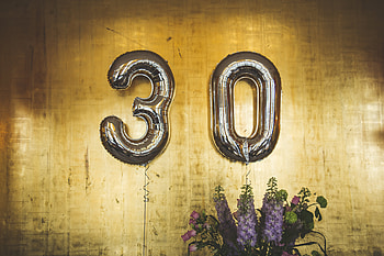 Holidays, Balloons, Holiday, Numbers HD wallpaper